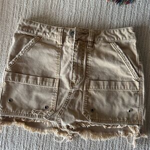 Free People Carhartt-Style Mini Skirt